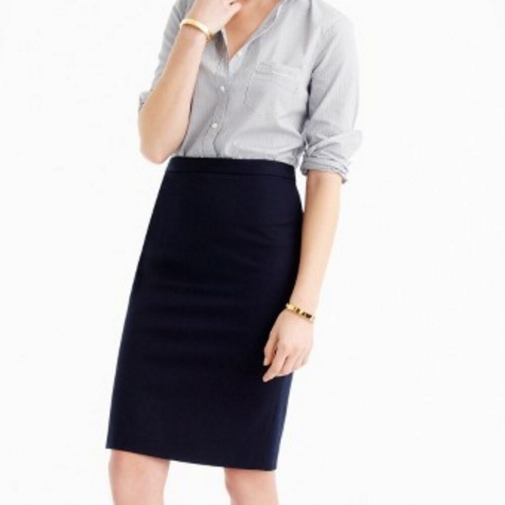 J.Crew Black Pencil Skirt Mint Condition Classic Black Pencil Skirt